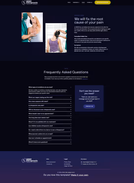 website dark version